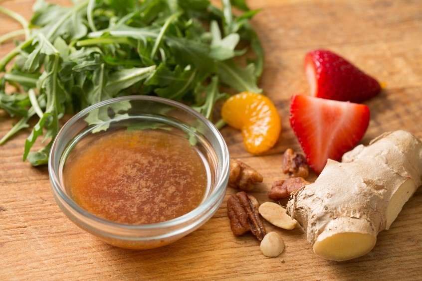 Sweet tea ginger vinaigrette